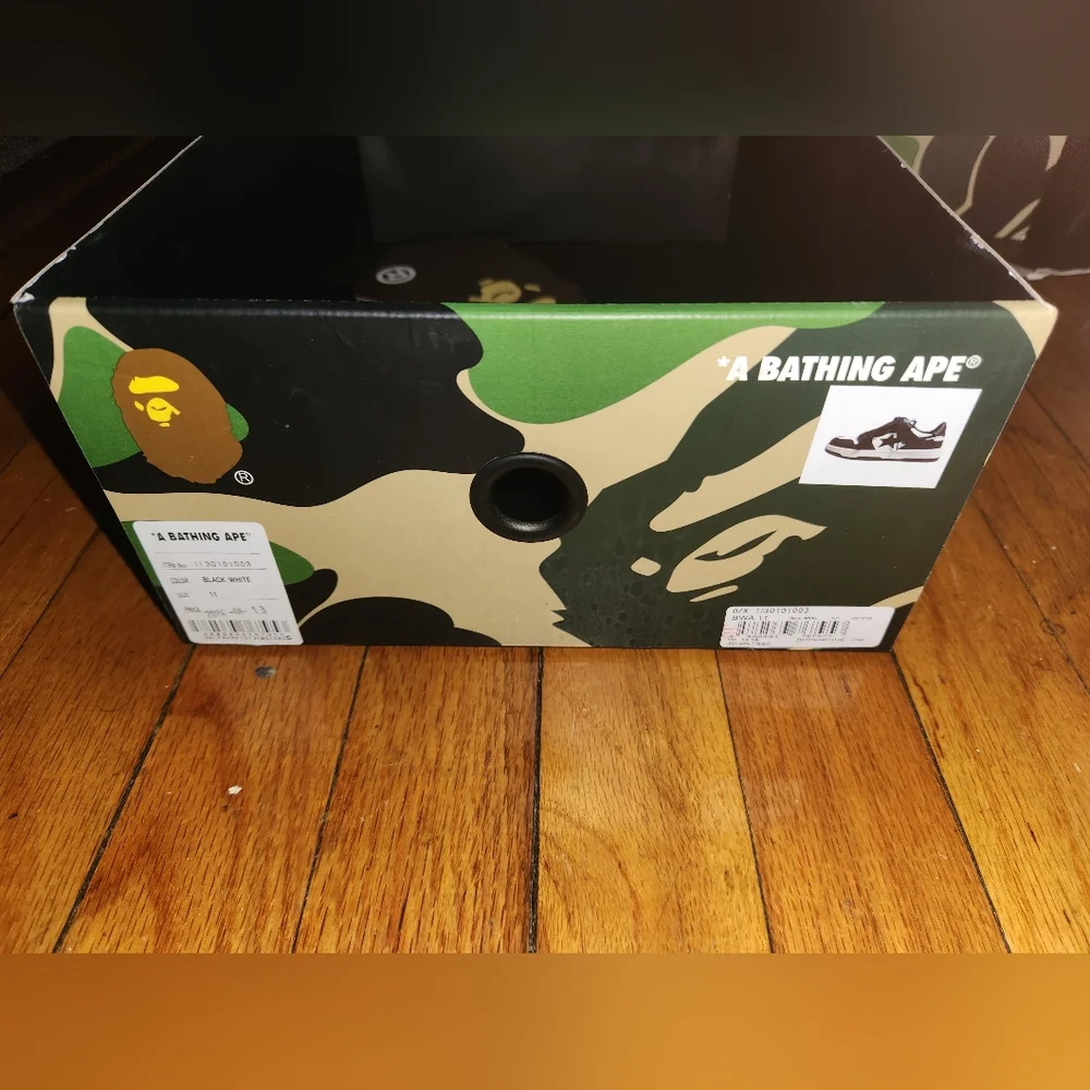 A Bathing Ape Camo Empty Box